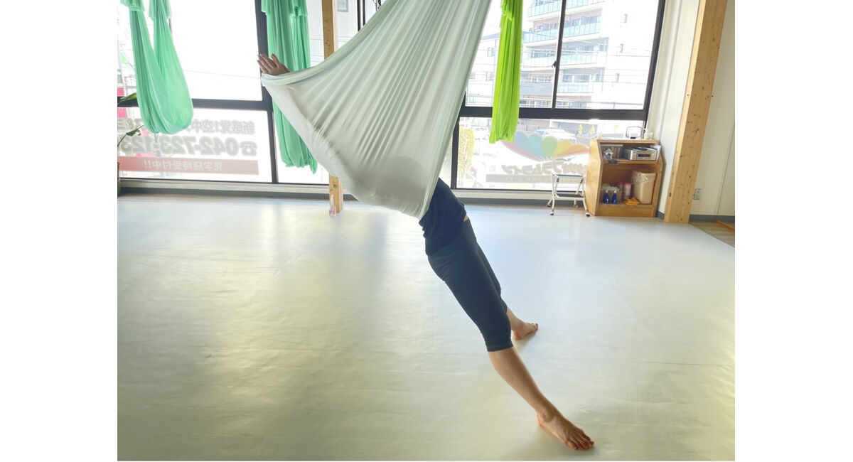 町田でヨガならエアありある町田プラムライン？ハンモックフィットネスプラムライン？スイングヨガ？スイベルヨガ？
